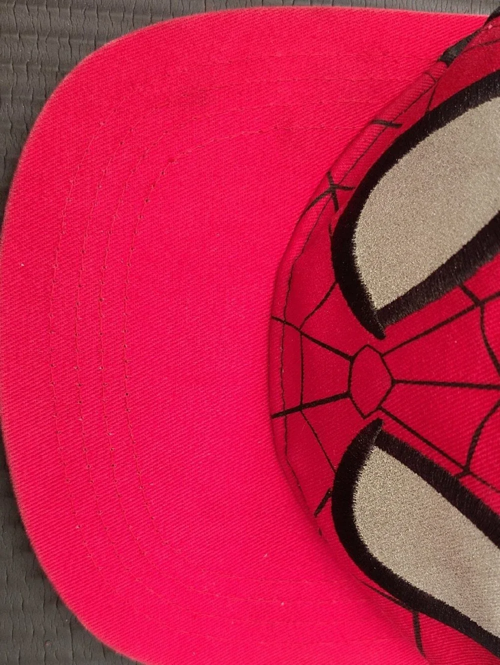 Marvel Red and Black Spider-Man Kids Cap - Picture 7 of 7